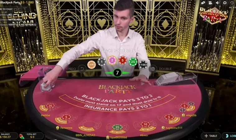 Khám Phá Trò Chơi Blackjack Tại Loto188: Luật Chơi Và Chiến Lược 2 Giao diện chơi Blackjack tại Loto188