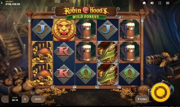 Giao diện chơi game Nổ Hũ Rừng Xanh tại Loto188